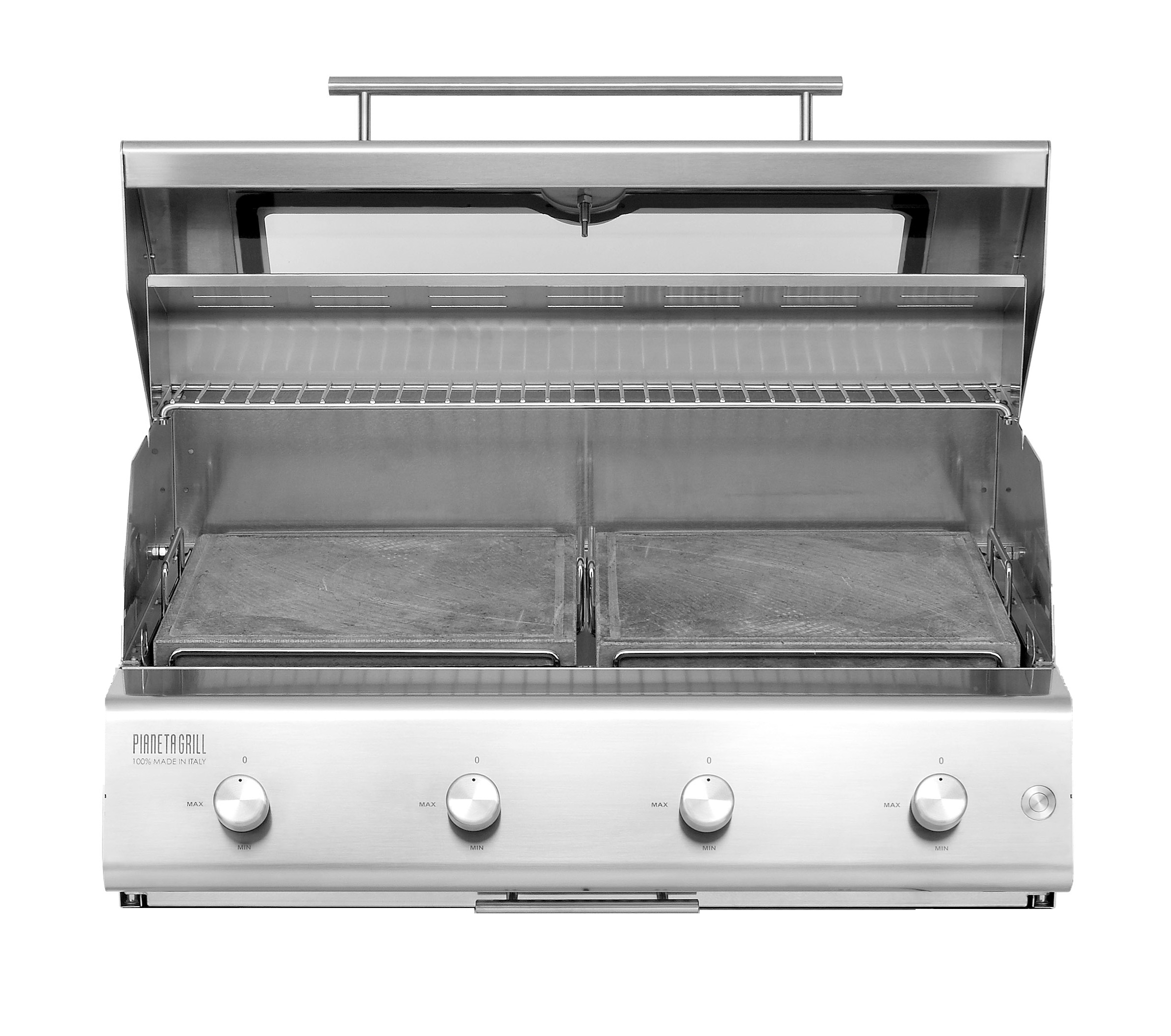 Fry Top 750 Stone Gas Barbecue 4 Burners Soapstone